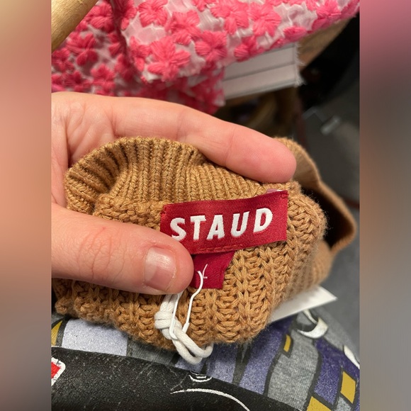 NWT STAUD||
Carnation Dress, In Camel Size Large, Maxi Sweater Dress - Picture 5 of 7